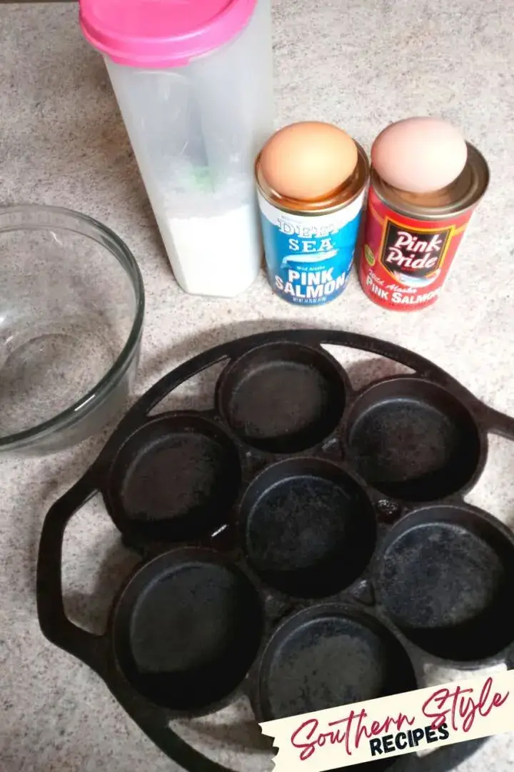 ingredients for old fashioned salmon patties recipe