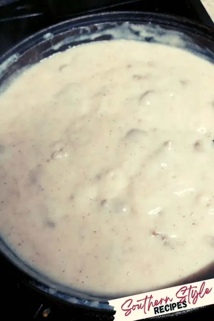 thickened gravy with steak