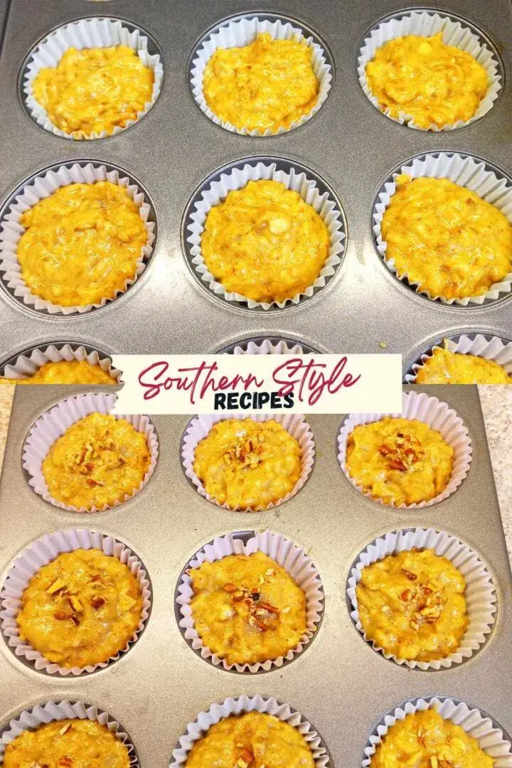 uncooked fig oatmeal muffins with and without nuts