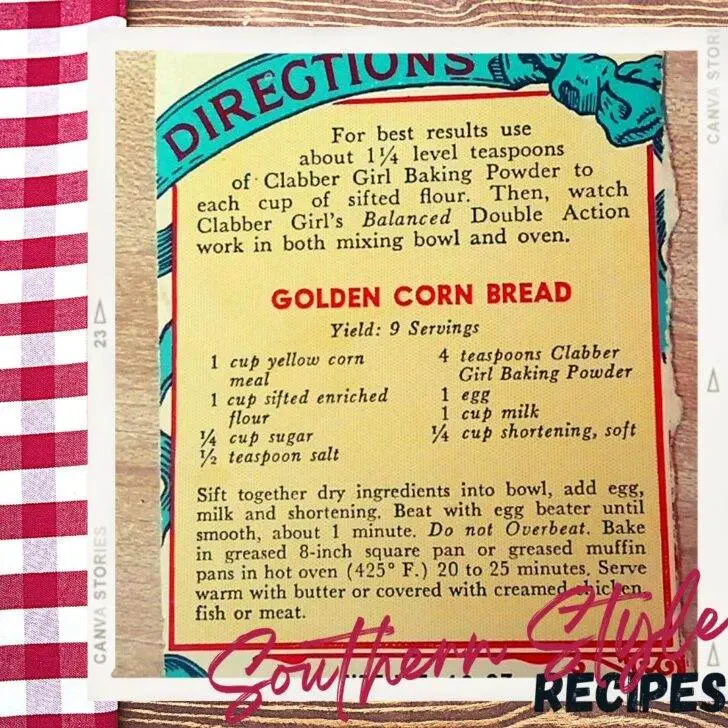 Clabber Girl recipe