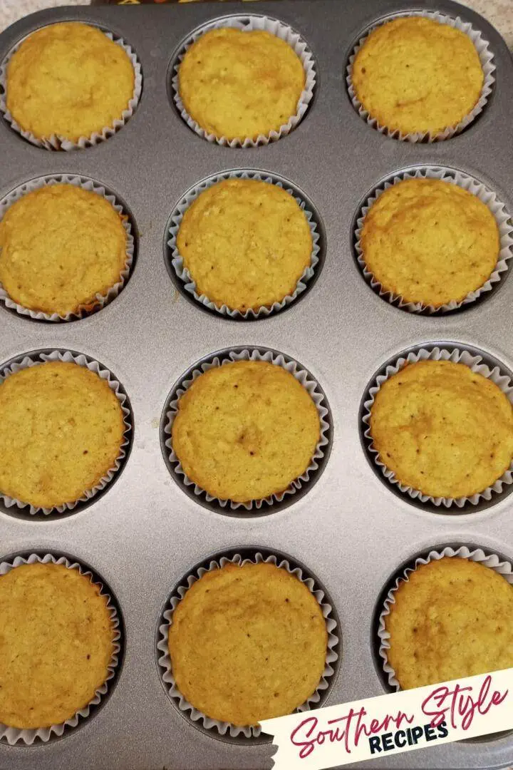 Apple Cinnamon Oatmeal Muffins fresh from the oven
