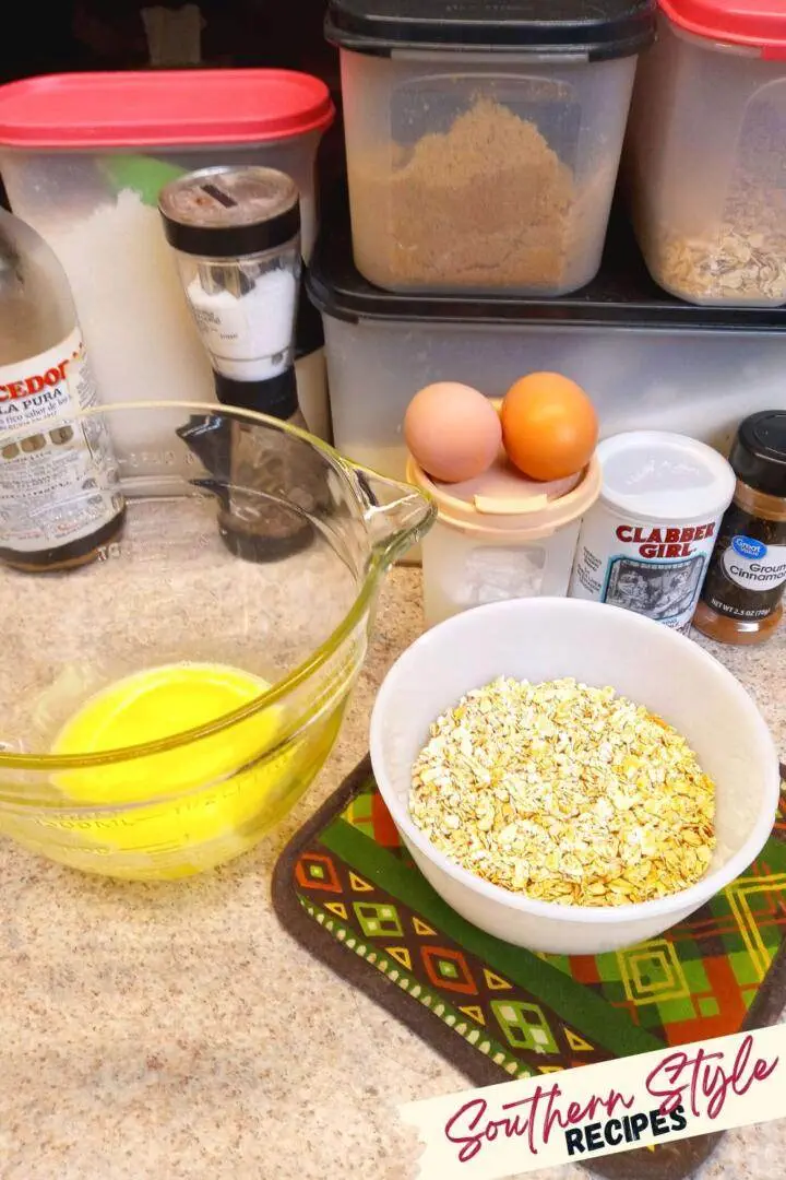 Apple Oatmeal Muffins Ingredients