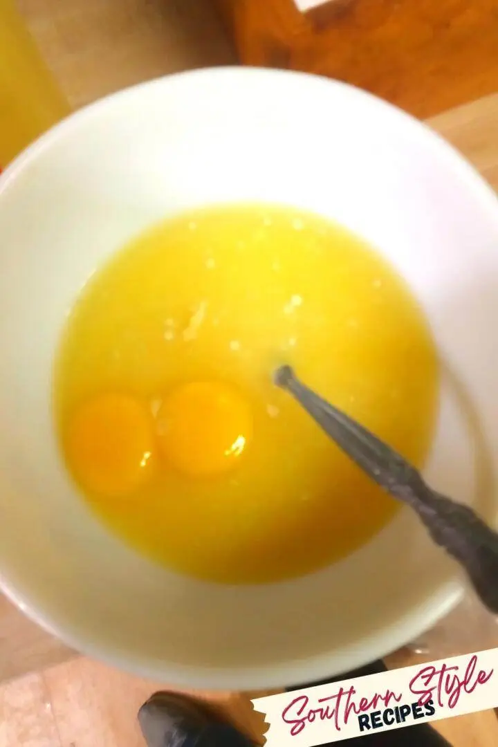 Ingredients for Lemon Ice Box pie filling in bowl