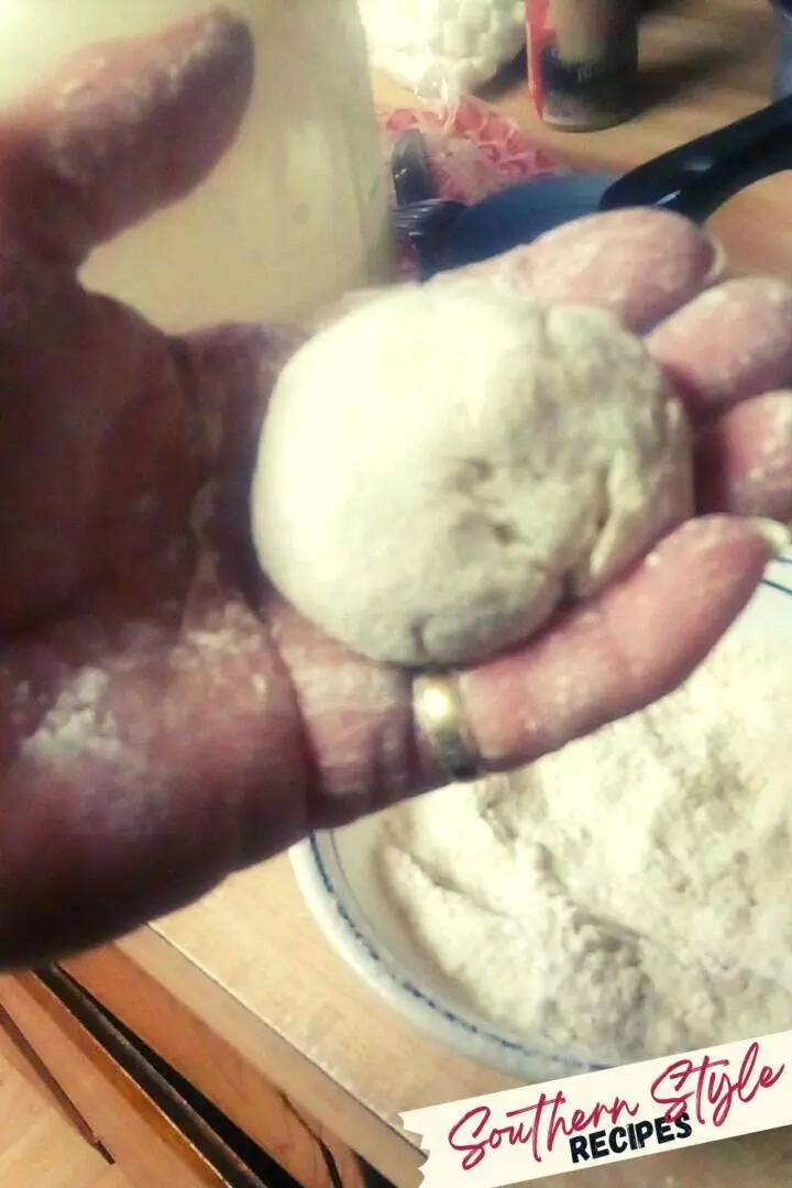drop biscuit ready for the pan