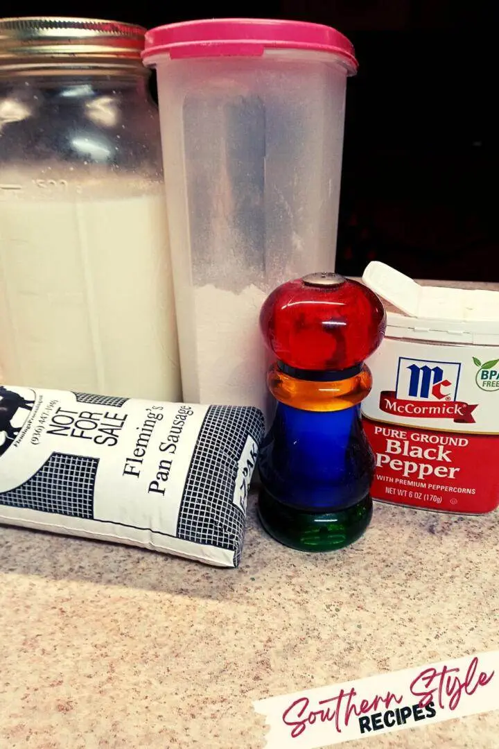 Quick Sausage Gravy Ingredients